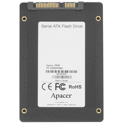 Купить 256 ГБ 2.5" SATA накопитель Apacer PPSS25 [AP256GPPSS25-R]  1698791. Характеристики, отзывы и цены в Донецке