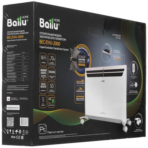 Купить Отопительный модуль конвектора Ballu Evolution Transformer BEC/EVU-2000  9976823. Характеристики, отзывы и цены в Донецке
