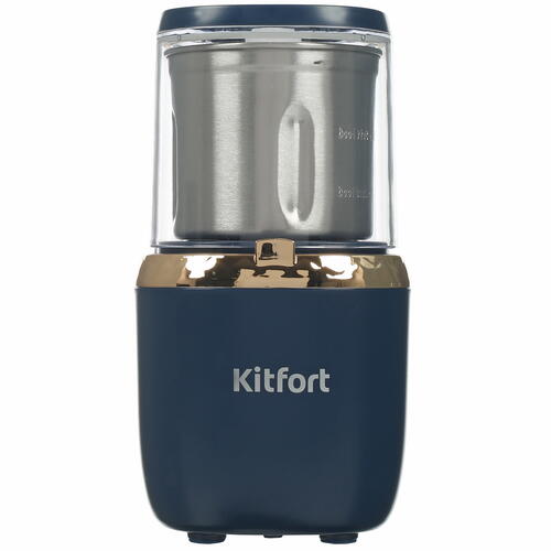 Купить Кофемолка электрическая Kitfort КТ-769 синий  5329355. Характеристики, отзывы и цены в Донецке
