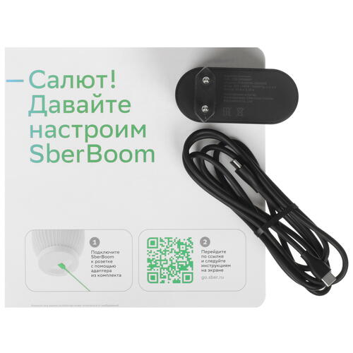 Купить Умная колонка SberBoom черный  5093571. Характеристики, отзывы и цены в Донецке