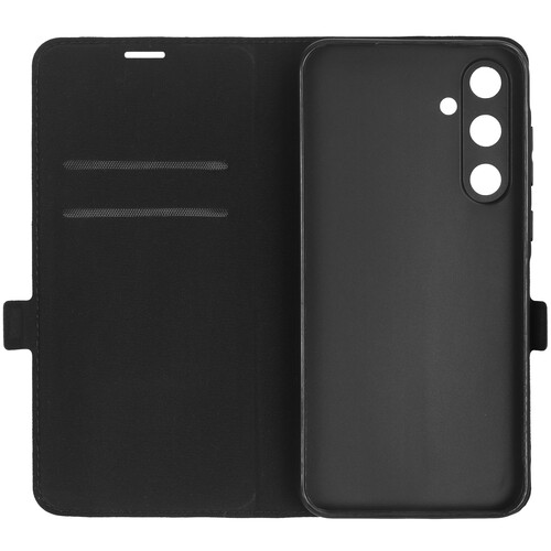 Купить Чехол-книжка  BoraSCO для Samsung Galaxy A55 черный  5470970. Характеристики, отзывы и цены в Донецке