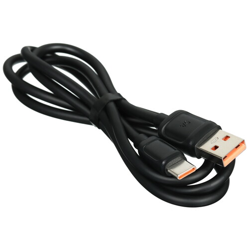 Купить Кабель круглый Hoco USB Type-C - USB 2.0 Type-A черный 1 м  5635367. Характеристики, отзывы и цены в Донецке