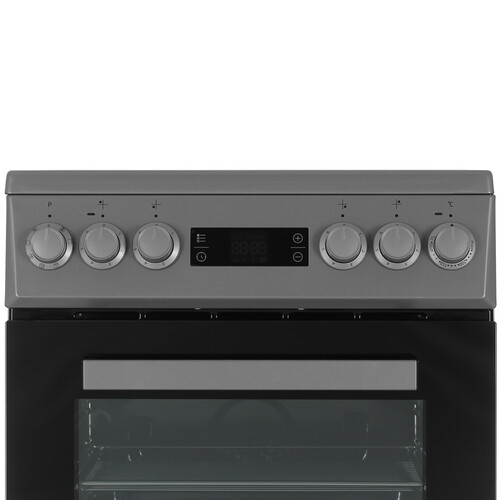 Купить Электрическая плита Indesit ISV5F2HX серебристый  9306998. Характеристики, отзывы и цены в Донецке