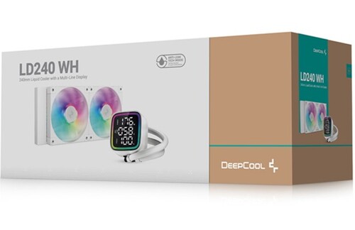 Купить Система охлаждения DEEPCOOL LD240  белая  5463296. Характеристики, отзывы и цены в Донецке