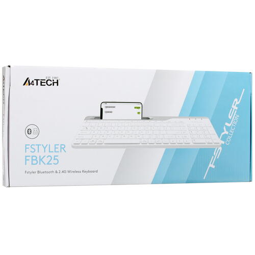 Купить Клавиатура  беспроводная A4Tech Fstyler FBK25  4888887. Характеристики, отзывы и цены в Донецке