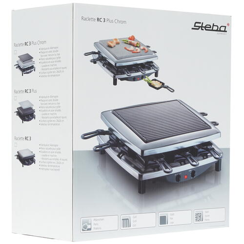 Купить Гриль Steba RC 3 Plus Chrome черный  6732317. Характеристики, отзывы и цены в Донецке