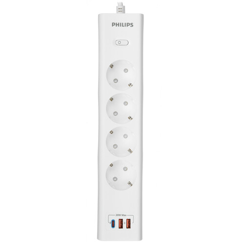 Купить Сетевой фильтр Philips CHP4346 белый  9158523. Характеристики, отзывы и цены в Донецке