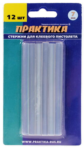 Купить Стержни клеевые Практика 641-572 белый  1037886. Характеристики, отзывы и цены в Донецке