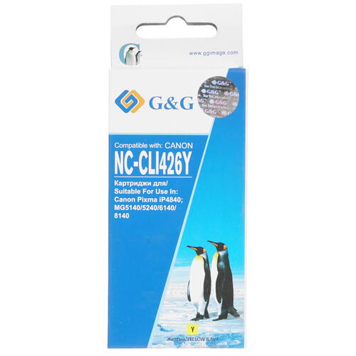 Купить Картридж G&G NC-CLI426Y желтый  0185868. Характеристики, отзывы и цены в Донецке