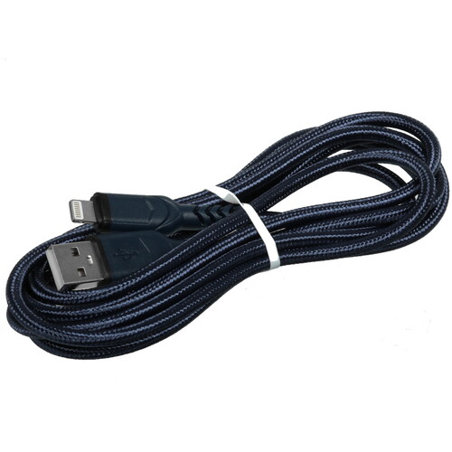 Купить Кабель круглый Hoco Lightning 8-pin - USB 2.0 Type-A синий 2 м  5475126. Характеристики, отзывы и цены в Донецке