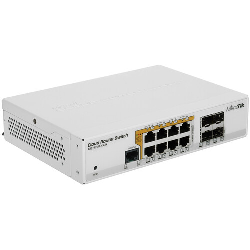 Купить Коммутатор MikroTik CRS112-8P-4S-IN  5444384. Характеристики, отзывы и цены в Донецке