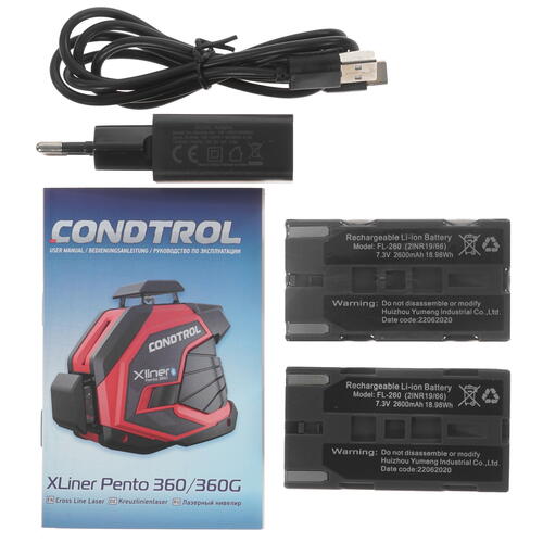 Купить Лазерный нивелир Condtrol XLiner Pento 360  8184851. Характеристики, отзывы и цены в Донецке
