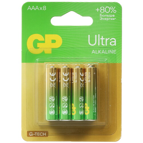 Купить Батарейка GP Ultra AAA (LR03/FR03)  5629969. Характеристики, отзывы и цены в Донецке