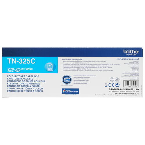 Купить Картридж лазерный Brother TN-325C голубой  7937259. Характеристики, отзывы и цены в Донецке
