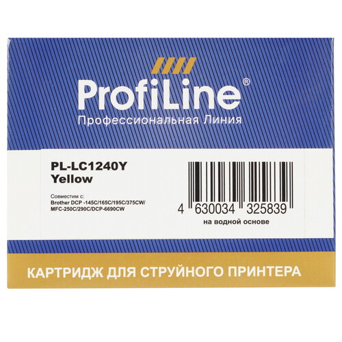 Купить Картридж ProfiLine PL-LC1240Y желтый  9129141. Характеристики, отзывы и цены в Донецке