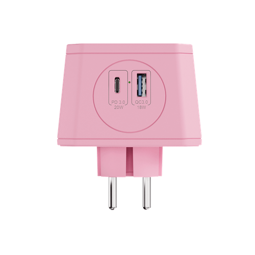 Купить Разветвитель AGNI TP-WJ2U3E-pink розовый  9354083. Характеристики, отзывы и цены в Донецке