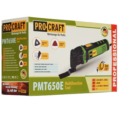 Купить Реноватор PROCRAFT PMT650E  9277886. Характеристики, отзывы и цены в Донецке