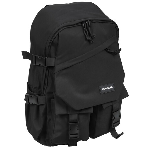 Купить 15.6" Рюкзак BRAUBERG FUSION черный  5451966. Характеристики, отзывы и цены в Донецке