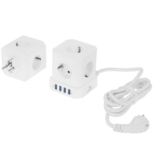Купить Сетевой фильтр Cablexpert TWR-9-U4-W-2 белый  9176875. Характеристики, отзывы и цены в Донецке