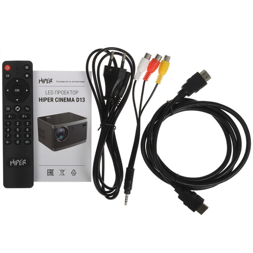 Купить Проектор Hiper Cinema D13 серый  5470057. Характеристики, отзывы и цены в Донецке
