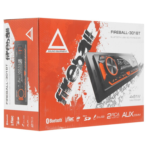 Купить Автопроигрыватель AurA FIREBALL-301BT  5608246. Характеристики, отзывы и цены в Донецке