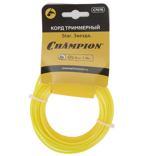 Купить Леска для триммеров Champion Star C7076  5099806. Характеристики, отзывы и цены в Донецке