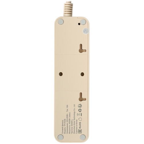 Купить Сетевой фильтр AGNI TP-FD3E бежевый  9289355. Характеристики, отзывы и цены в Донецке