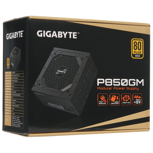Купить Блок питания GIGABYTE P850GM [GP-P850GM] черный  4721894. Характеристики, отзывы и цены в Донецке