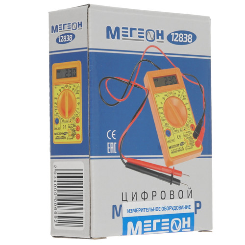 Купить Мультиметр Мегеон 12838  8198204. Характеристики, отзывы и цены в Донецке