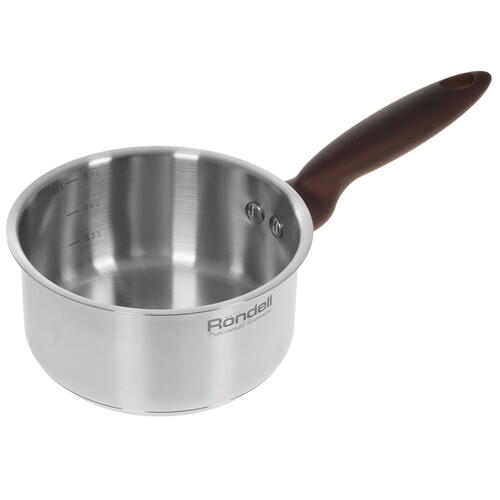 Купить Ковш Rondell Tierno RDS-1589 0.9 л серебристый  5002544. Характеристики, отзывы и цены в Донецке