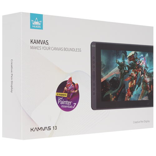 Купить Графический монитор HUION Kamvas 13 Black  1660045. Характеристики, отзывы и цены в Донецке