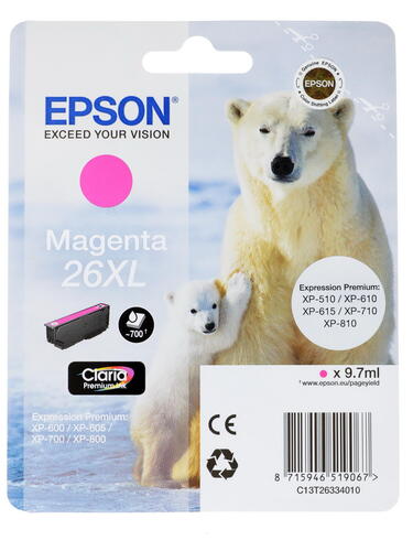 Купить Картридж Epson T2633 XL пурпурный  0158376. Характеристики, отзывы и цены в Донецке