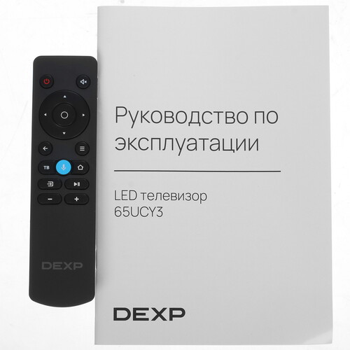 Купить 65" (164 см) Телевизор DEXP 65UCY3 черный  5451489. Характеристики, отзывы и цены в Донецке