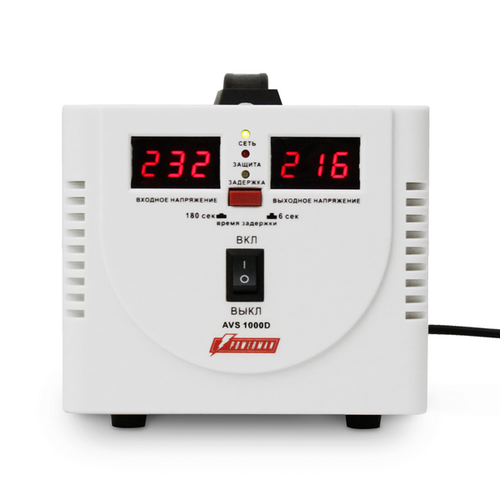 Купить Стабилизатор напряжения Powerman AVS 1000D  1110305. Характеристики, отзывы и цены в Донецке