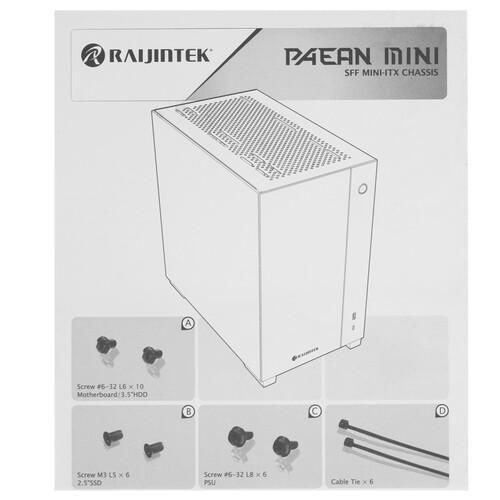 Купить Корпус RAIJINTEK Paean Mini  5623014. Характеристики, отзывы и цены в Донецке
