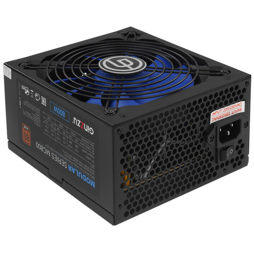 Купить Блок питания GiNZZU MC800 [17297] синий, черный  5309026. Характеристики, отзывы и цены в Донецке