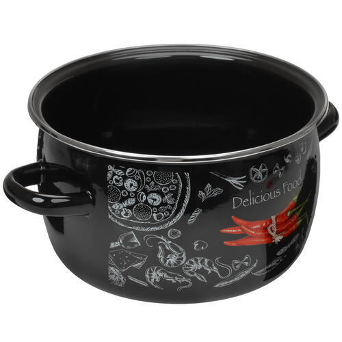 Купить Кастрюля TM Appetite Chilli 1МС181Р 3 л 20 см черный  4762952. Характеристики, отзывы и цены в Донецке