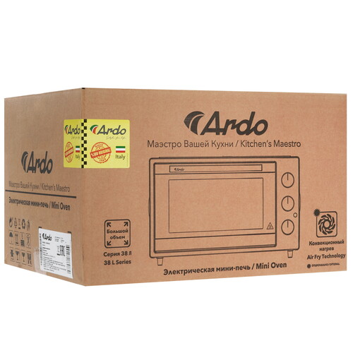 Купить Мини-печь ARDO MO3831RC2 бежевый  9243743. Характеристики, отзывы и цены в Донецке