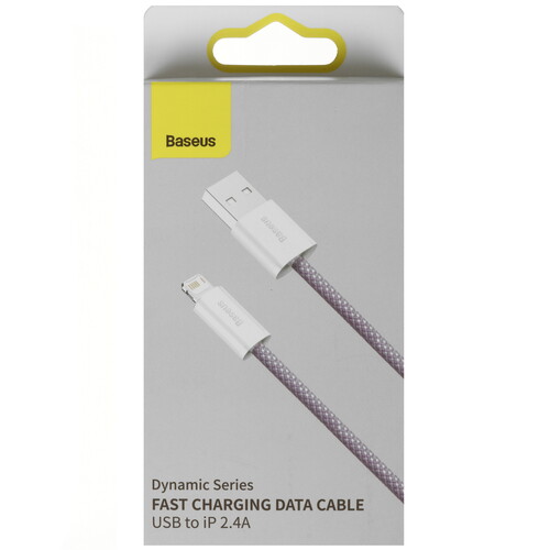 Купить Кабель круглый Baseus Lightning 8-pin - USB 2.0 Type-A фиолетовый 2 м  9260672. Характеристики, отзывы и цены в Донецке