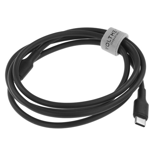 Купить Кабель круглый VOLTME Lightning 8-pin - USB Type-C черный 1.2 м  9210944. Характеристики, отзывы и цены в Донецке