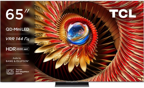 Купить 65" (165.1 см) Телевизор TCL 65C8K черный  5626744. Характеристики, отзывы и цены в Донецке