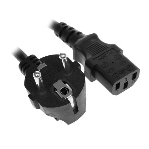 Купить Кабель питания Cablexpert IEC C13 - CEE 7/7  1281384. Характеристики, отзывы и цены в Донецке