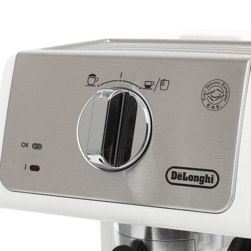 Купить Кофеварка рожковая DeLonghi ECP 33.21.W белый  1269875. Характеристики, отзывы и цены в Донецке