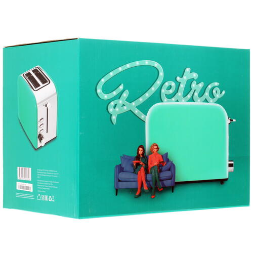 Купить Тостер DEXP TSR-2000 бирюзовый  1360985. Характеристики, отзывы и цены в Донецке