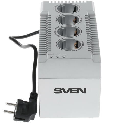 Купить Стабилизатор напряжения SVEN VR-F 1000  1639791. Характеристики, отзывы и цены в Донецке