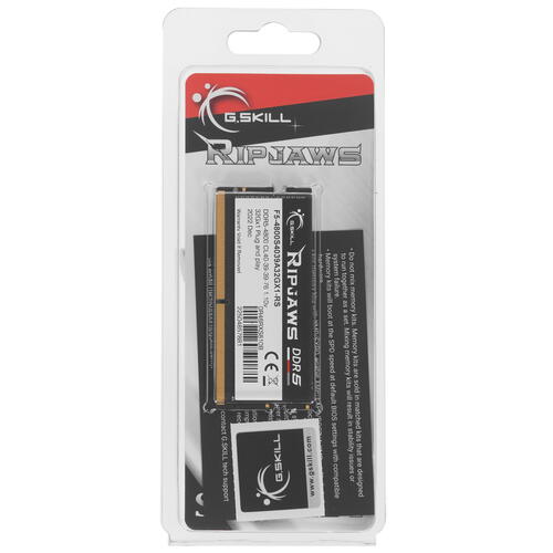 Купить Оперативная память SODIMM G.Skill Ripjaws [F5-4800S4039A32GX1-RS] 32 ГБ  5087417. Характеристики, отзывы и цены в Донецке