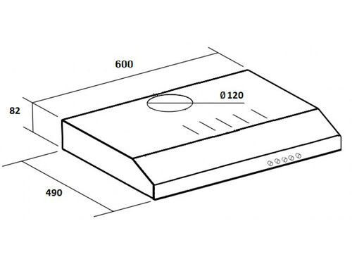 Купить Вытяжка подвесная SCHTOFF C1-T600 WH белый  9145444. Характеристики, отзывы и цены в Донецке