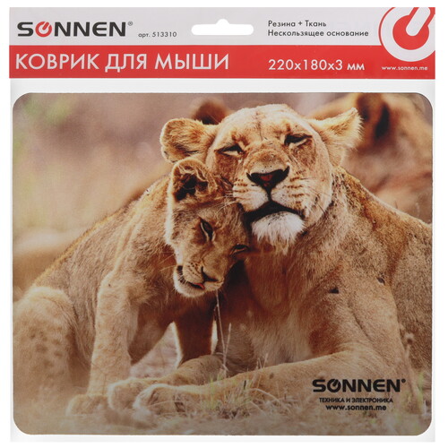 Купить Коврик SONNEN "LIONS"  разноцветный  9213046. Характеристики, отзывы и цены в Донецке
