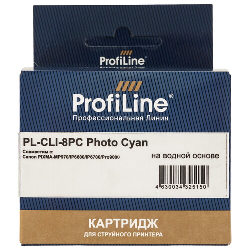 Купить Картридж ProfiLine PL-CLI-8PC голубой  9129091. Характеристики, отзывы и цены в Донецке