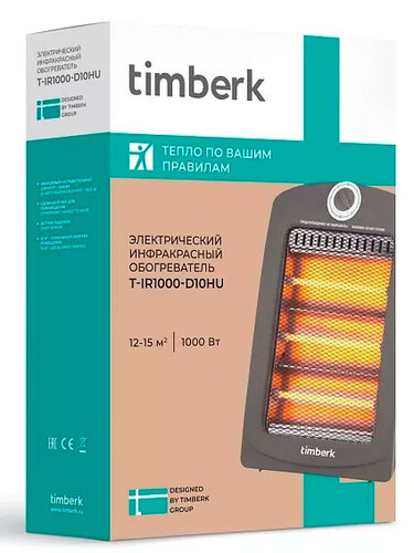 Купить Инфракрасный обогреватель Timberk T-IR1000-D10HU  9106908. Характеристики, отзывы и цены в Донецке